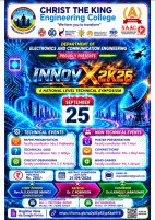 InnovX 2k26 National Level Technical Symposium Poster